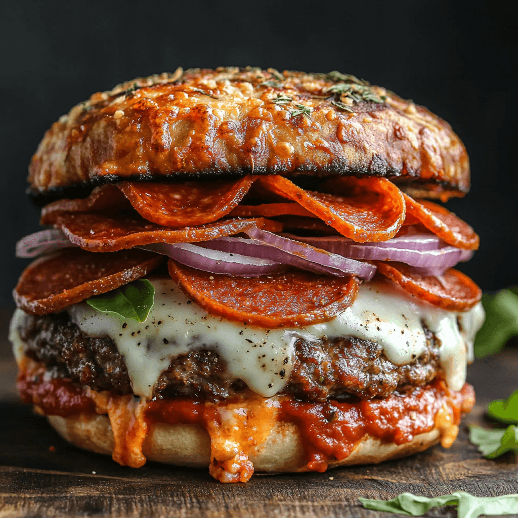How to Make the Best Pepperoni Pizza Burger: A Delicious Fusion Recipe