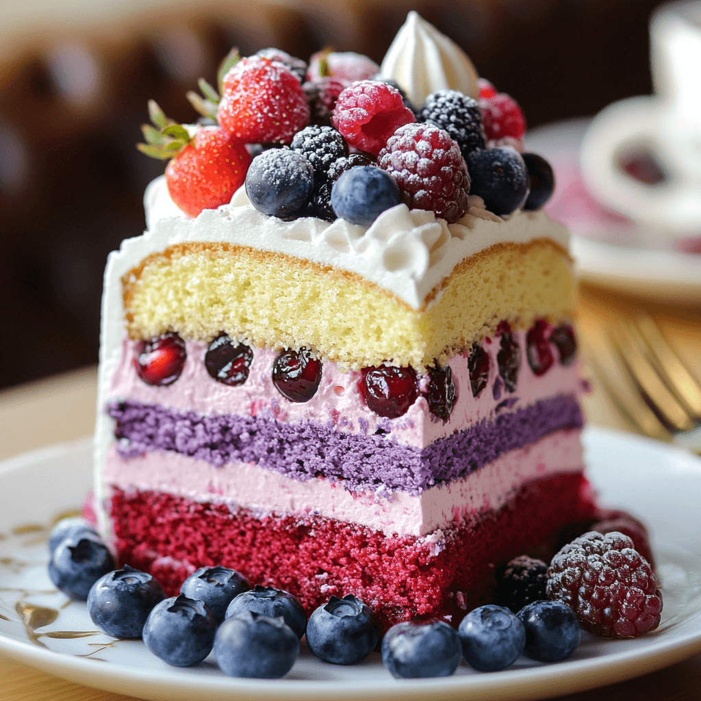 Layered Berry Cake: A Step-by-Step Guide to Multiple Distinct Flavors