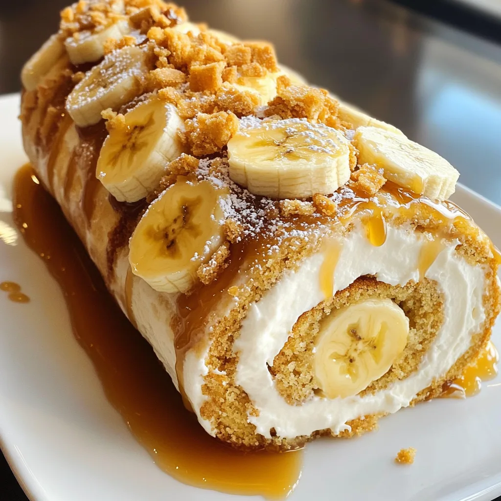 Whisk Away into Sweet Indulgence: The Ultimate Banana Caramel Roulade Recipe