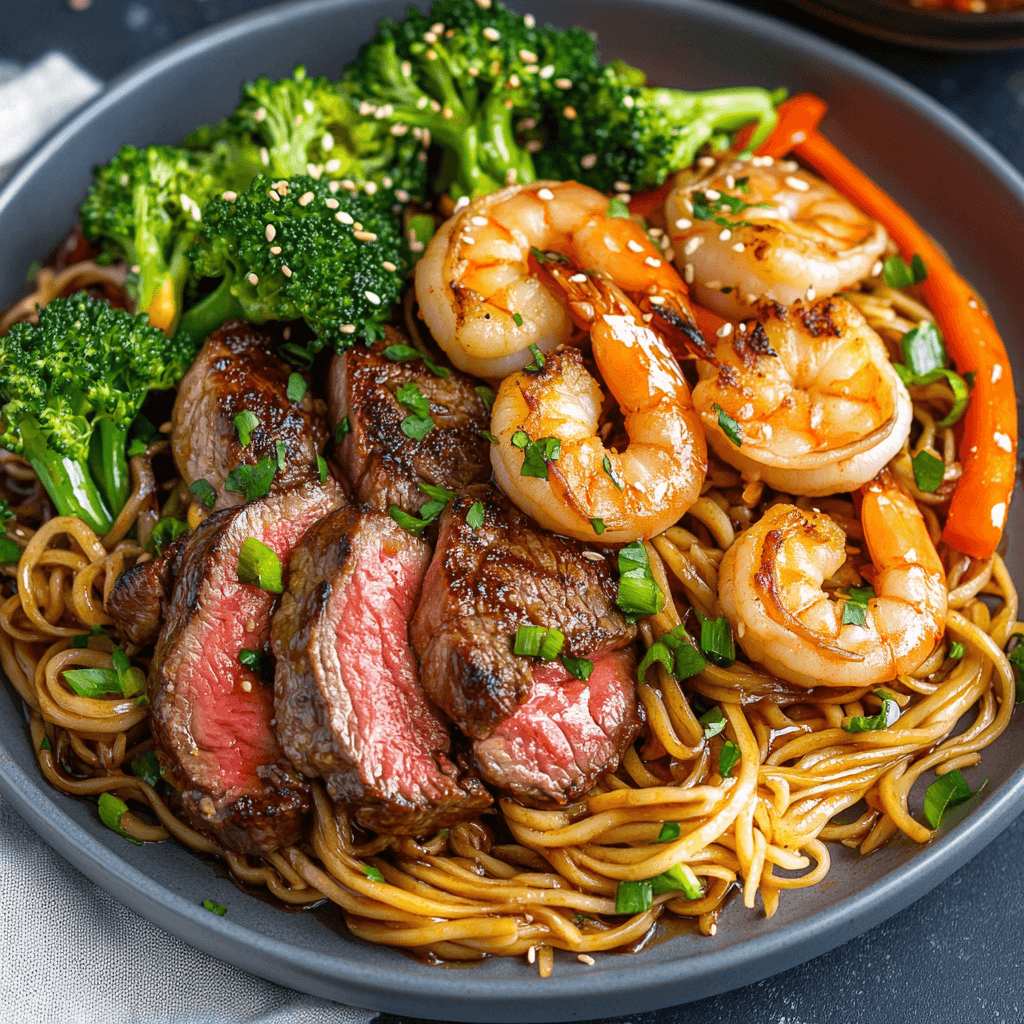 Steak Shrimp Noodles Recipe – Easy, Flavorful Surf and Turf Dish