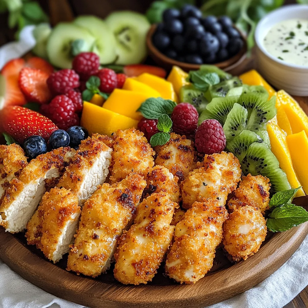 Buttermilk Chicken Tenders with Grilled Asparagus - Easy and Delicious Recipe