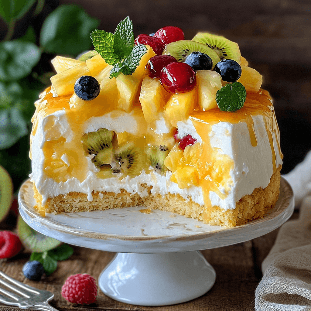 Pineapple Heaven Cake – Moist, Sweet, and Easy Tropical Dessert
