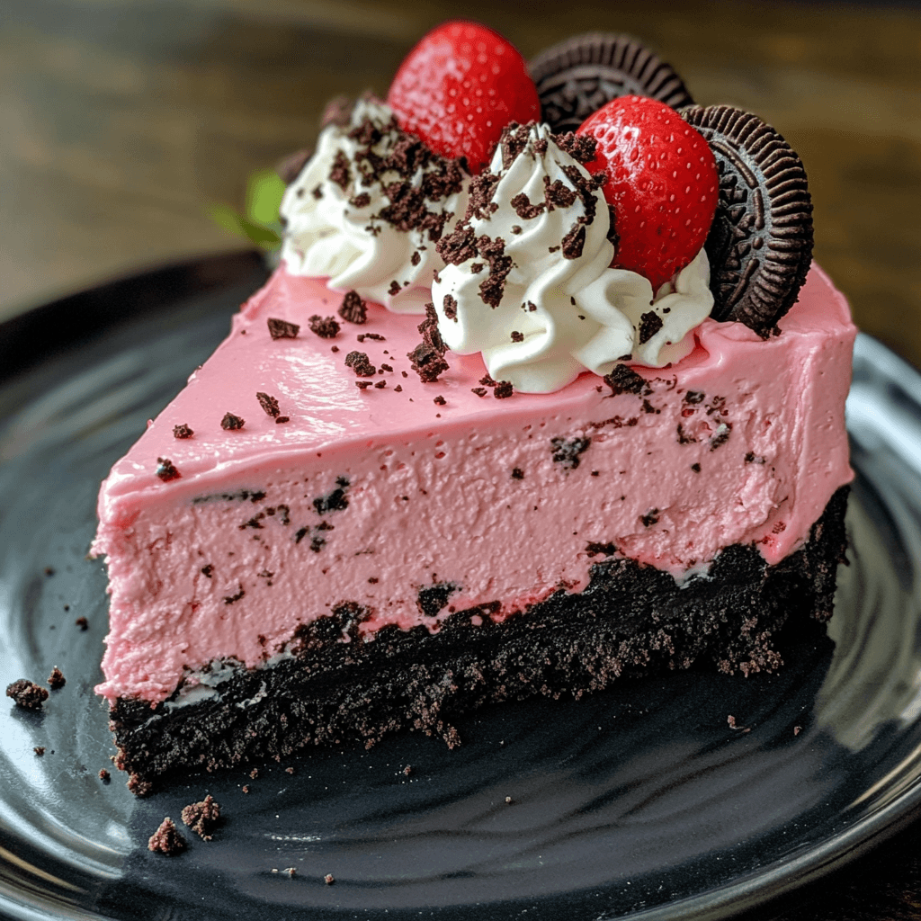 Pink Velvet Oreo Cheesecake Recipe – Easy, Creamy, and Delicious